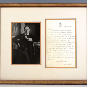 Winston S. Churchill Typed Letter Signed.