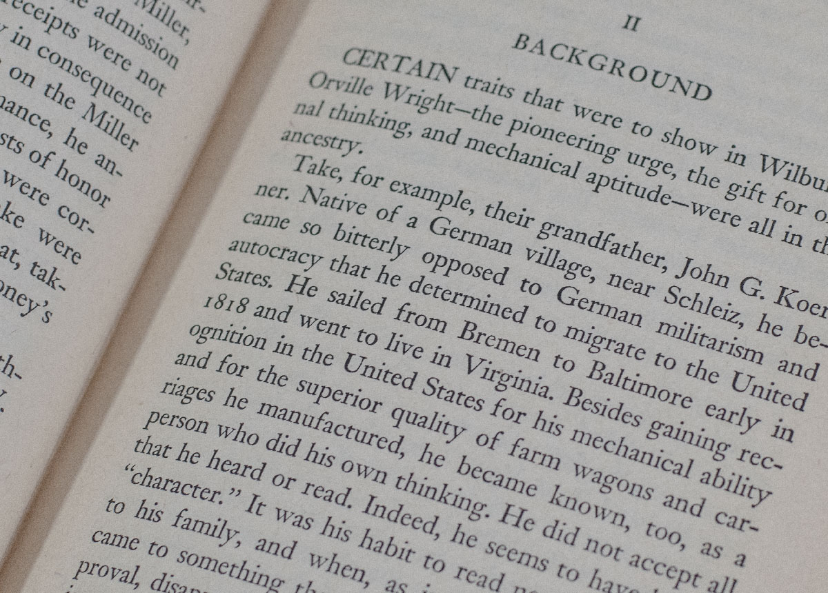 The Wright Brothers.