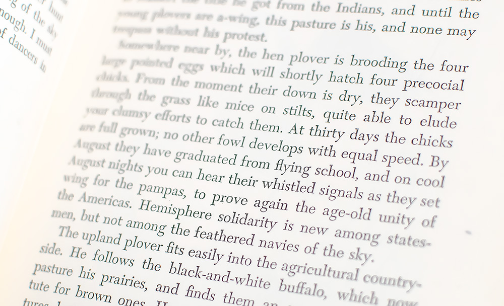 A Sand County Almanac and Sketches Here and There.