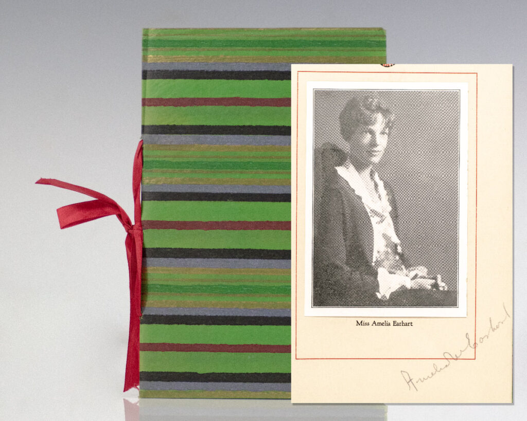 Amelia Earhart Signed Oldsmobile Girls Club Christmas Party Program.