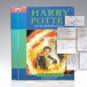 First Edition of Harry Potter and the Half-Blood Prince; Signed by J.K. Rowling, Daniel Radcliffe, Emma Watson, and several other members of the 2009 film cast