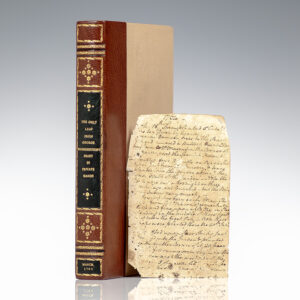 George Washington Autograph Diary Leaf.