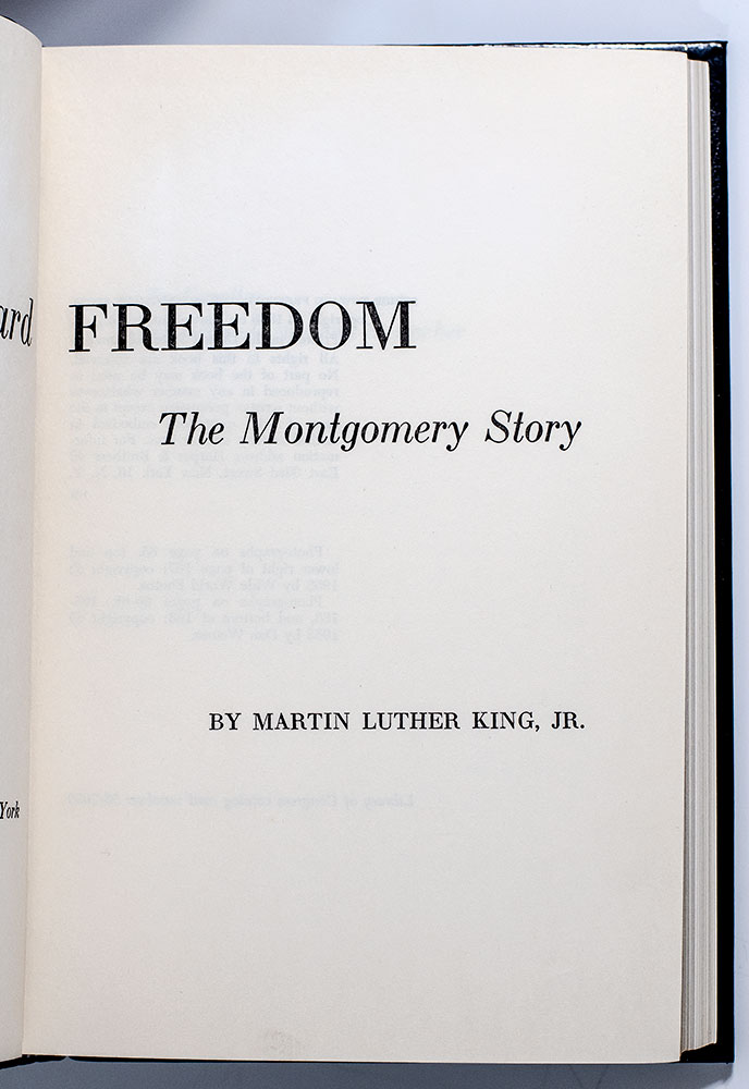 Stride Toward Freedom: The Montgomery Story.