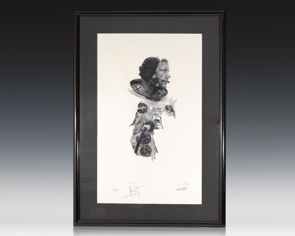 “Apollo 11 Astronaut Neil A. Armstrong” Signed Limited Edition Paul Calle Print.