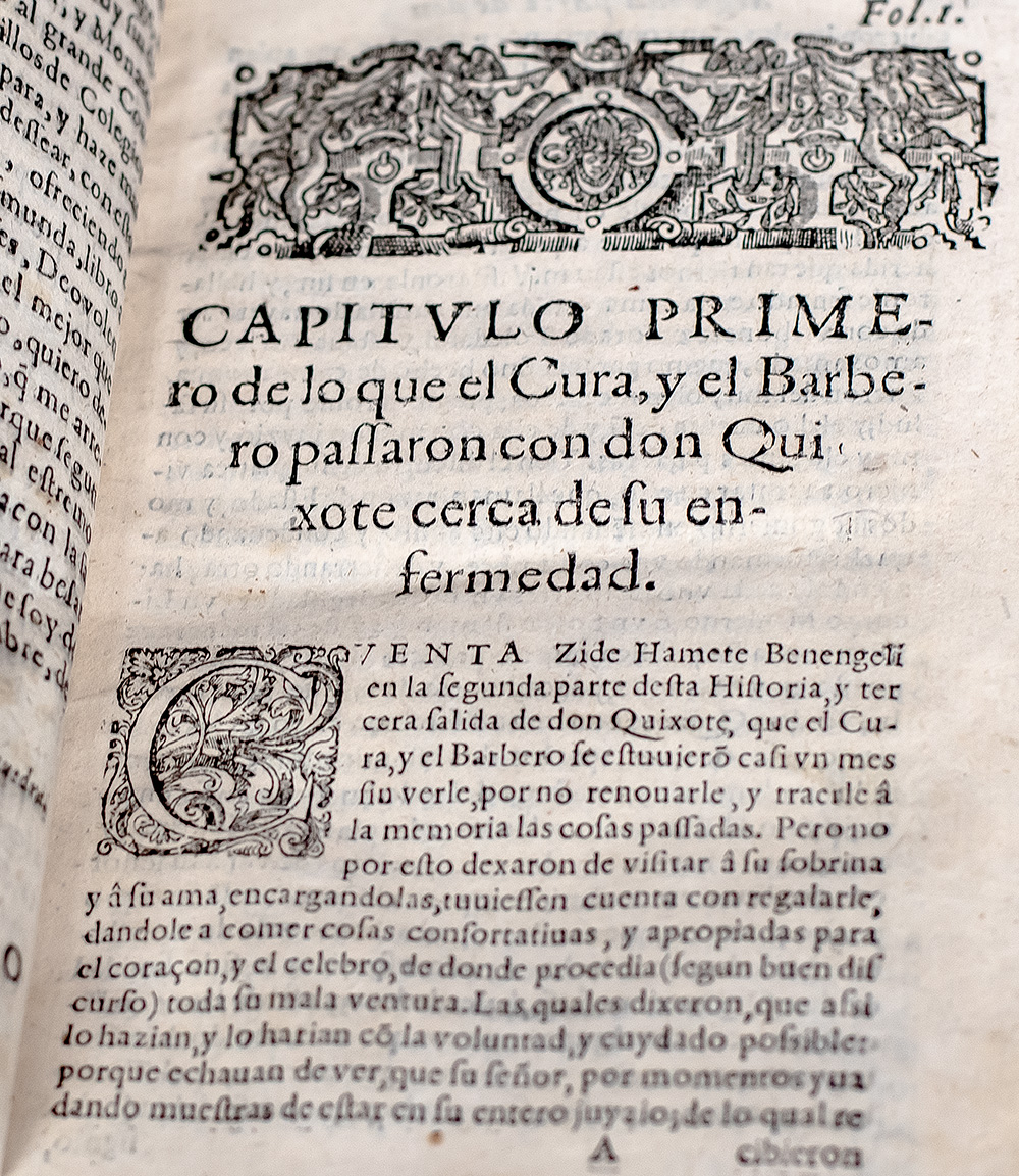 El Ingenioso hidalgo Don Quixote de la Mancha. Segunda Parte del Ingenioso Cavallero Don Quixote de la Mancha.