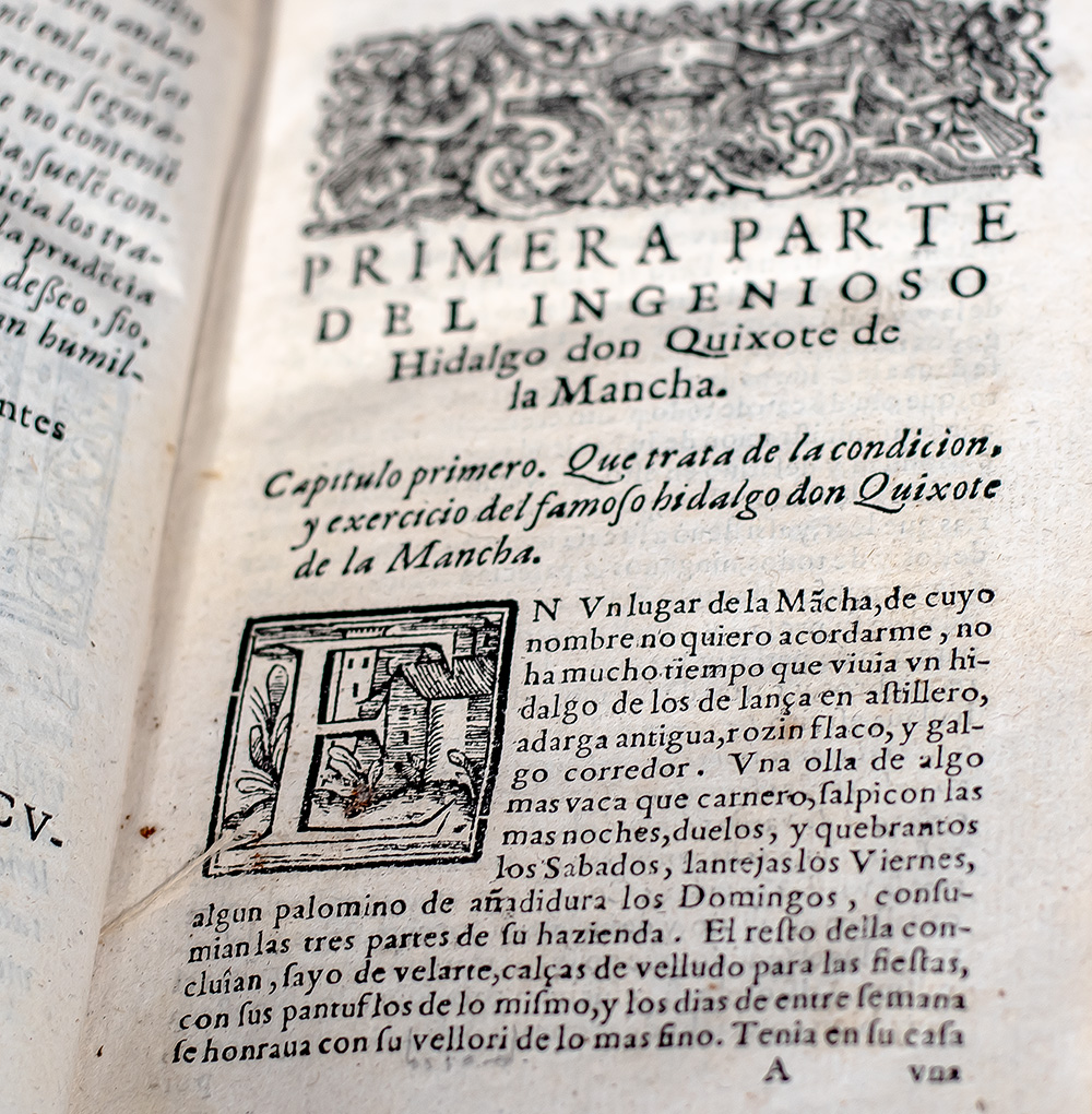 El Ingenioso hidalgo Don Quixote de la Mancha. Segunda Parte del Ingenioso Cavallero Don Quixote de la Mancha.