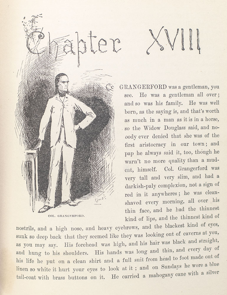 Adventures of Huckleberry Finn (Tom Sawyer's Comrade).