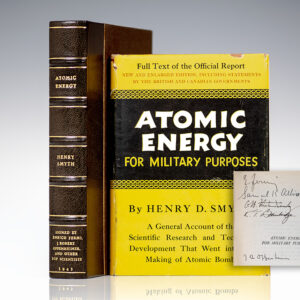 Atomic Energy for Military Purposes: The Official Report on the Development of the Atomic Bomb Under the Auspices of the United States Government, 1940-1945.