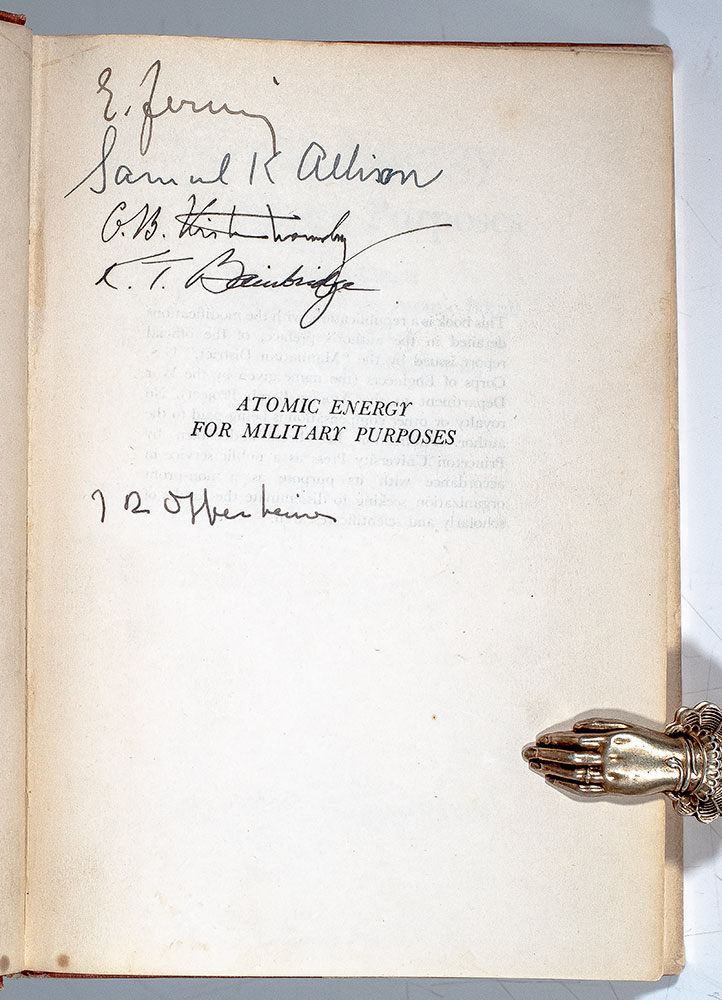 Atomic Energy for Military Purposes: The Official Report on the Development of the Atomic Bomb Under the Auspices of the United States Government, 1940-1945.