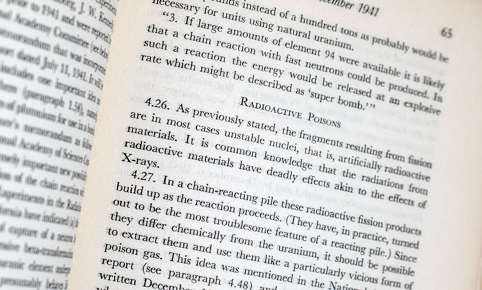 Atomic Energy for Military Purposes: The Official Report on the Development of the Atomic Bomb Under the Auspices of the United States Government, 1940-1945.