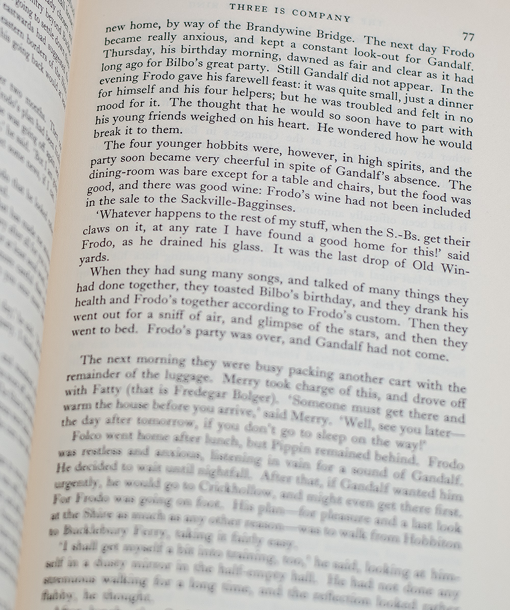 The Lord of The Rings Trilogy: The Fellowship of the Ring, The Two Towers, The Return of the King.