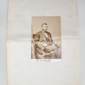 Ulysses S. Grant Treaty of Washington Signed Document Collection.