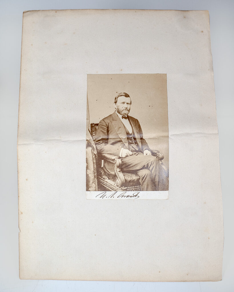 Ulysses S. Grant Treaty of Washington Signed Document Collection.