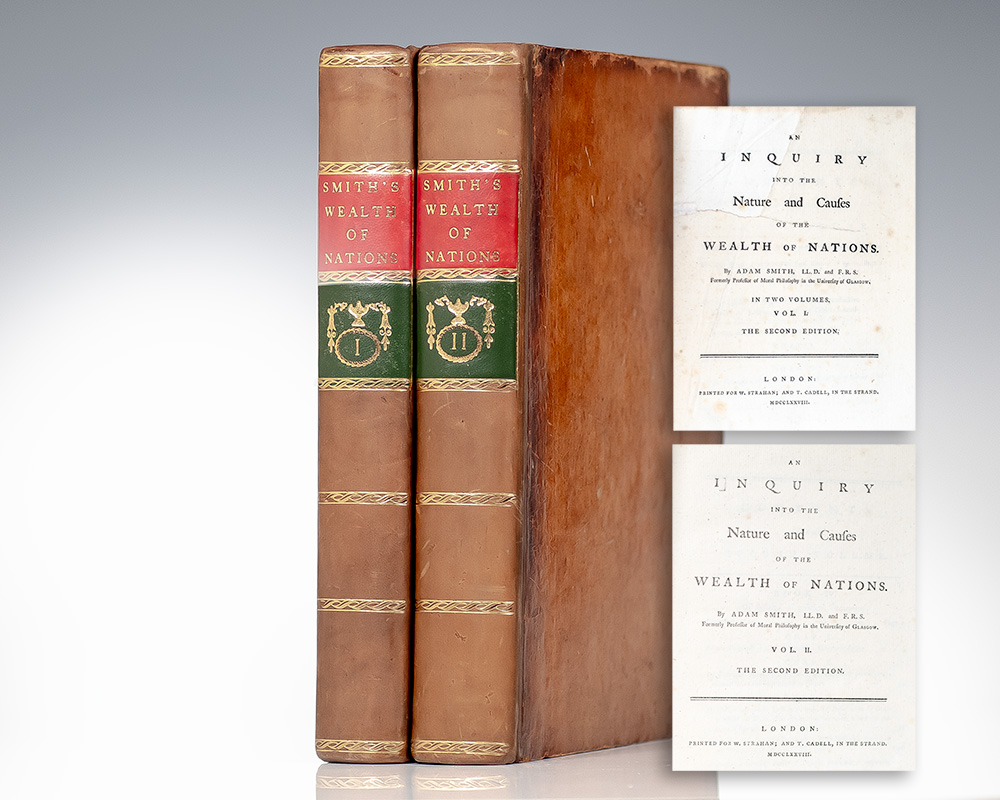 An Inquiry into the Nature and Causes of the Wealth of Nations.
