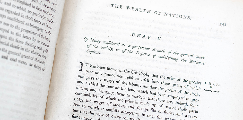 An Inquiry into the Nature and Causes of the Wealth of Nations.