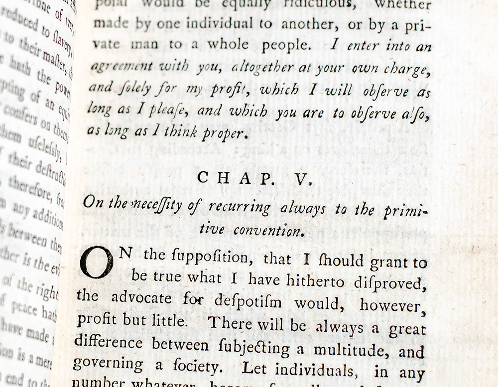 A Treatise on the Social Compact: or The Principles of Politic Law.