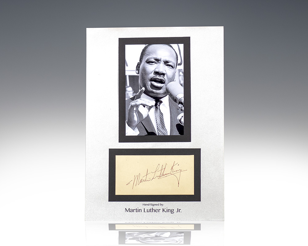 Martin Luther King Jr. Signature.