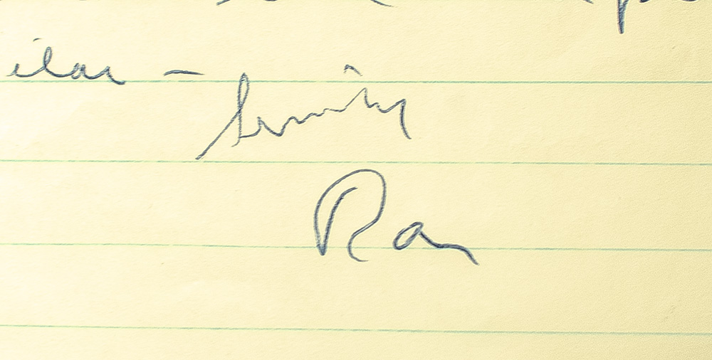 Ronald Reagan and John Wayne Signed Letter Collection.