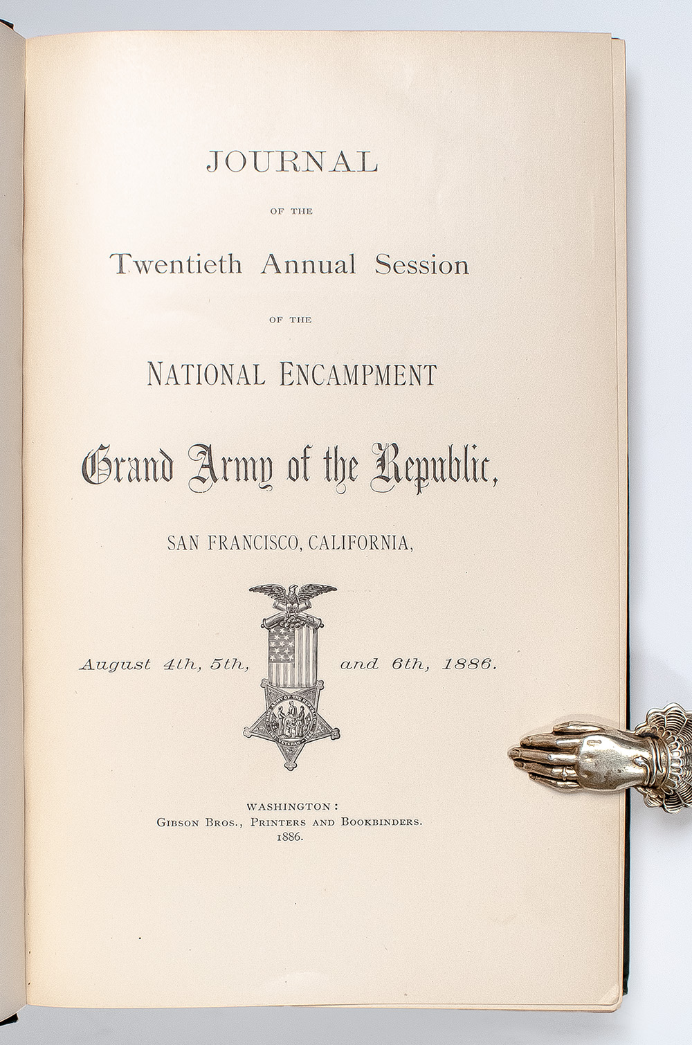 Journal of the Twentieth Annual Session of the National Encampment Grand Army of the Republic, San Francisco, California.