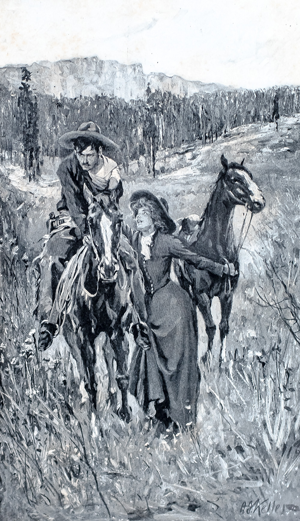 The Virginian: A Horseman on the Plains.
