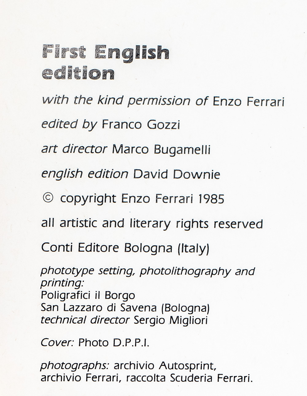 Piloti, Che Gente...