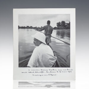 Albert Schweitzer Signed Photograph.