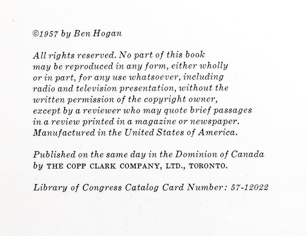 Five Lessons: The Modern Fundamentals of Golf.