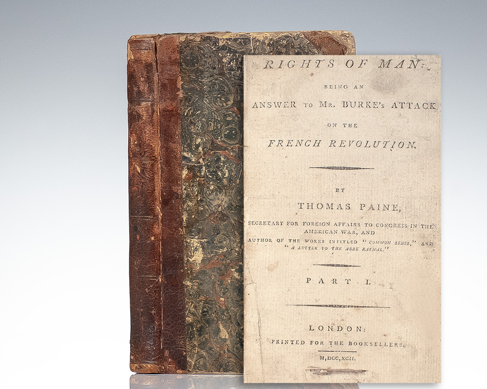 Rights of Man: Being an Answer to Burke’s Attack on the French Revolution.