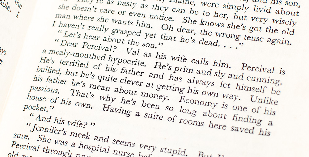 A Pocket Full of Rye.