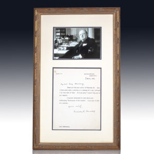Winston S. Churchill Typed Letter Signed.