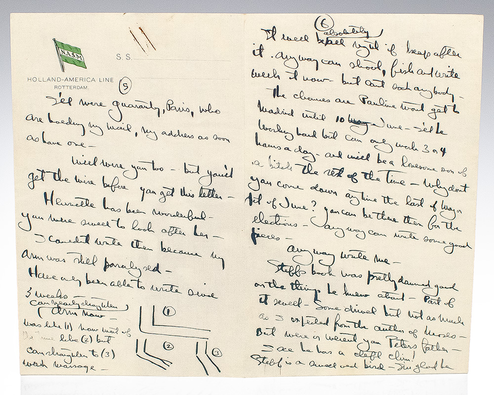 Ernest Hemingway Autograph and Typed Signed Letter Collection.