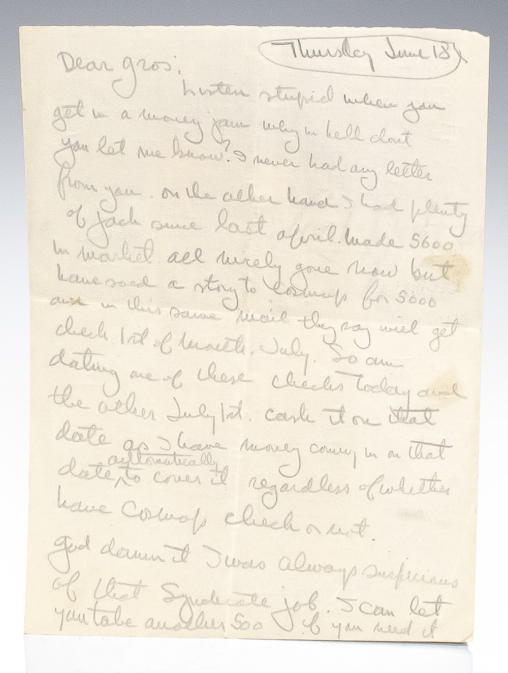 Ernest Hemingway Autograph and Typed Signed Letter Collection.