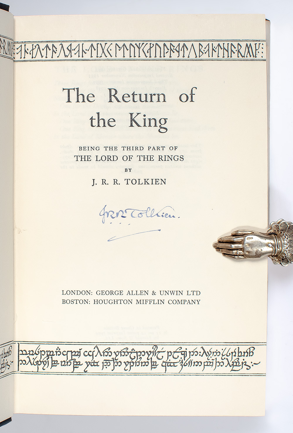 The Lord of The Rings Trilogy: The Fellowship of the Ring, The Two Towers, The Return of the King.