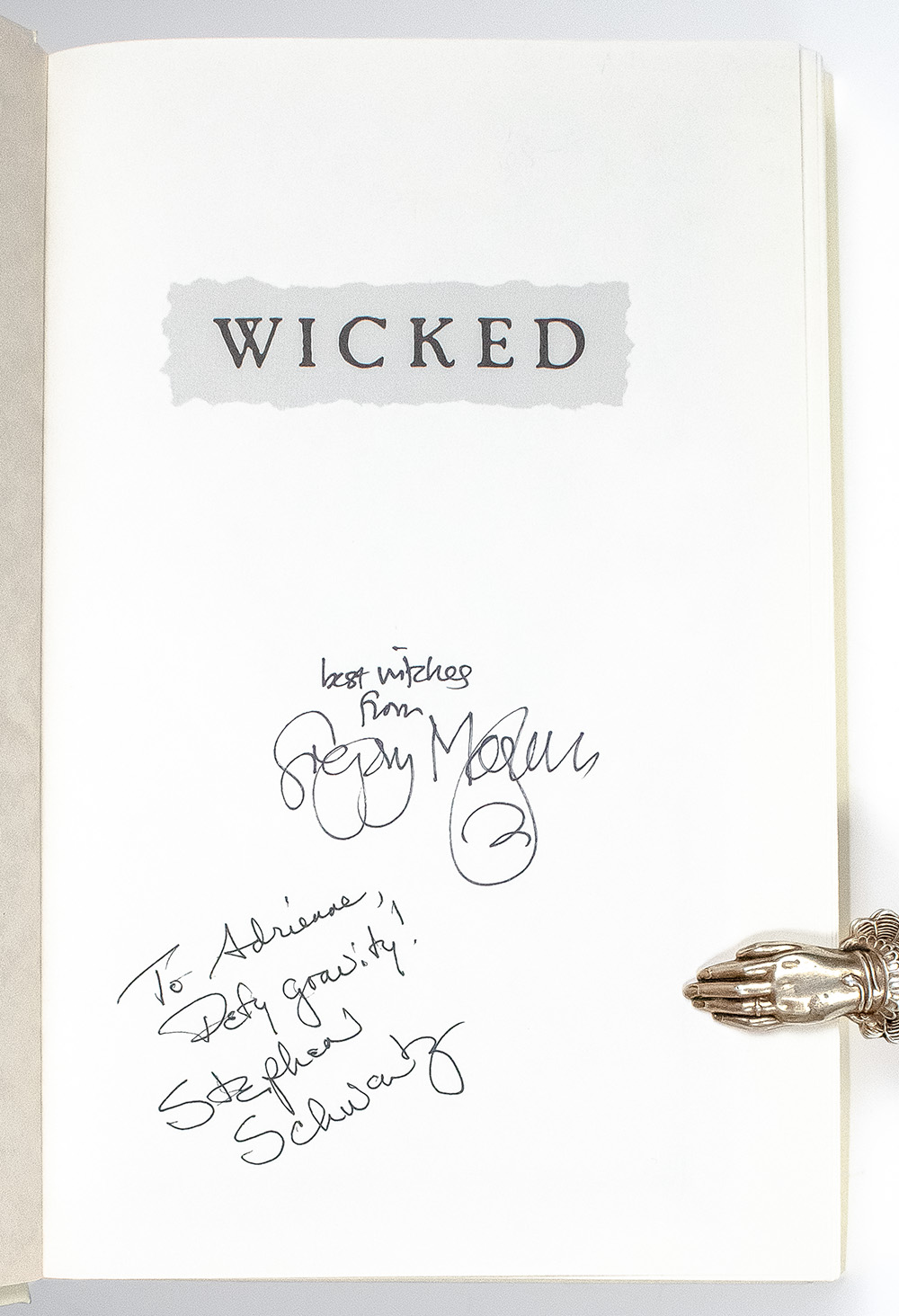 Wicked: The Life and Times of the Wicked Witch of the West.