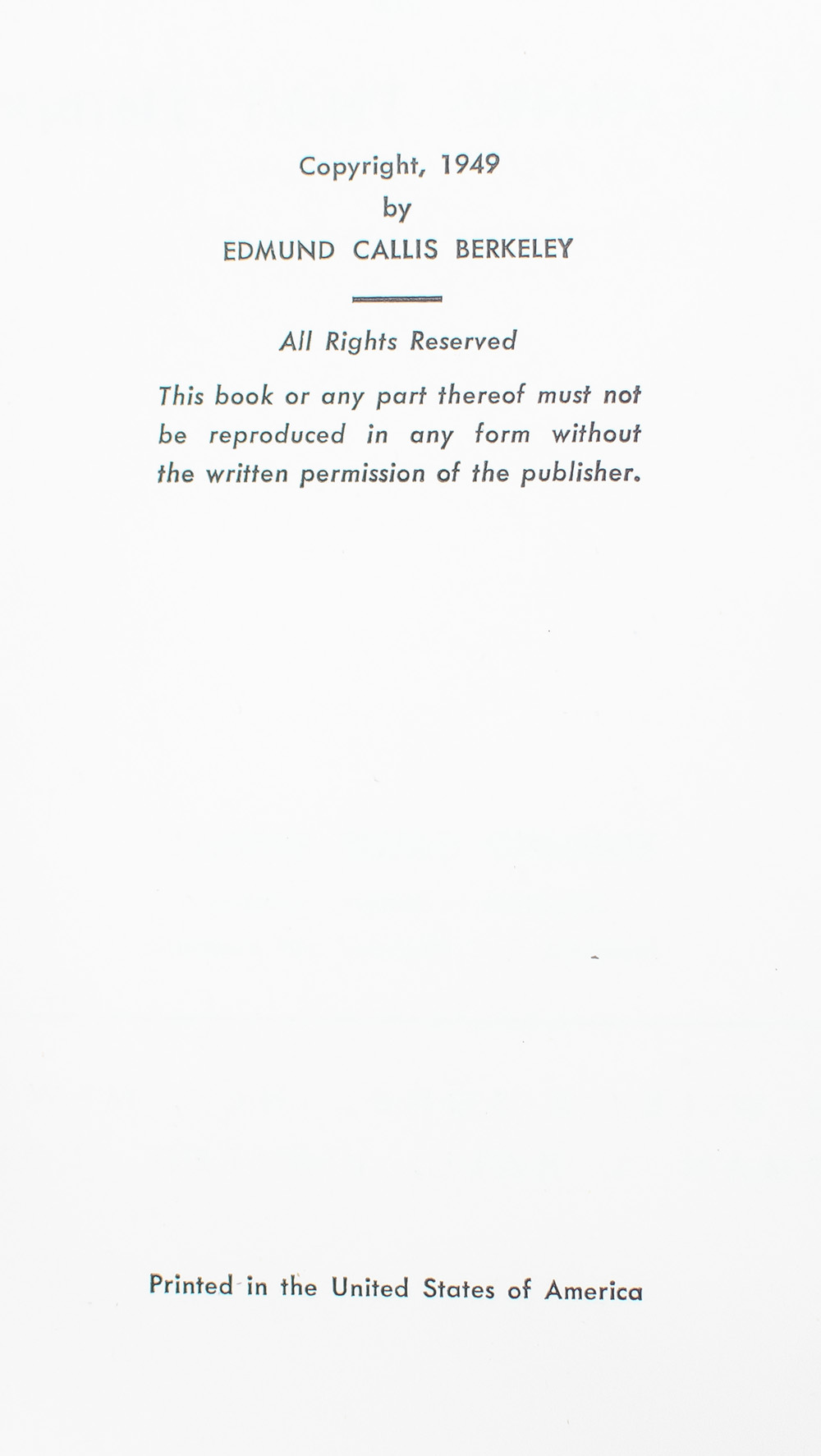Giant Brains or Machines That Think.