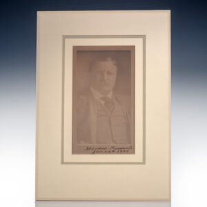 Theodore Roosevelt Signed Photograph.