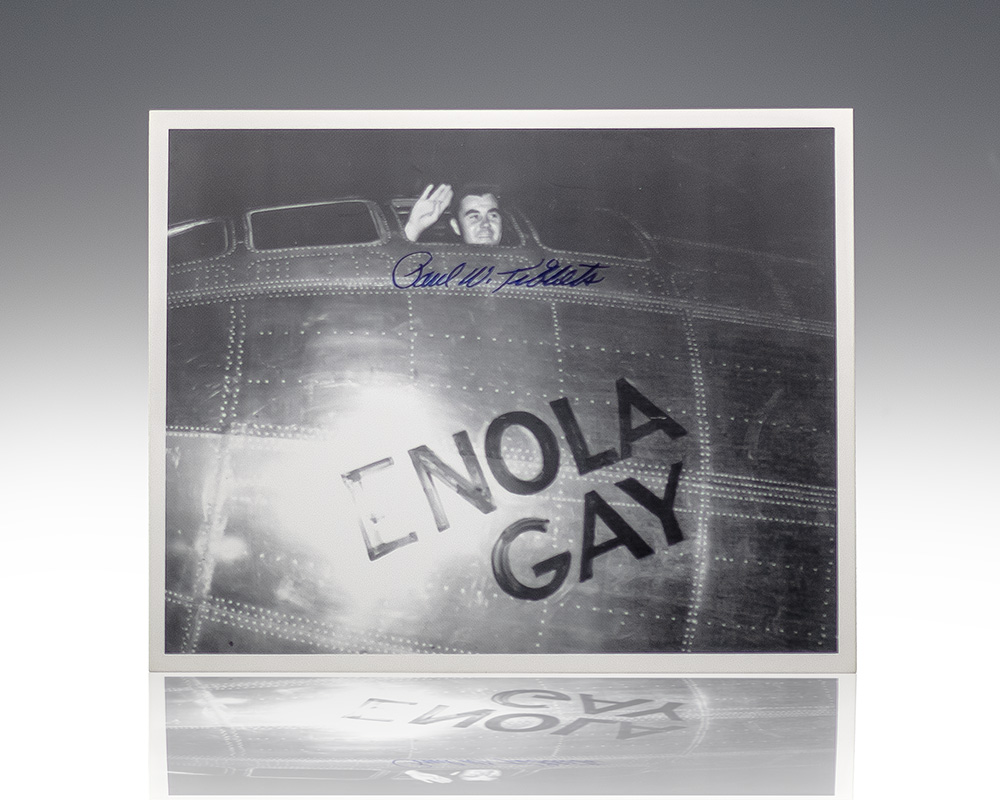 Paul Tibbets Signed Photograph. [Enola Gay].