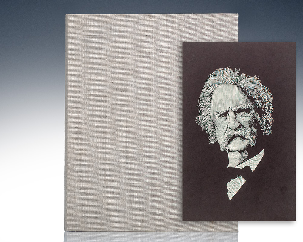 Barry Moser Plate Portfolio of Adventures of Huckleberry Finn.