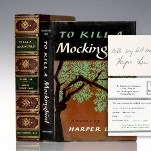 To Kill A Mockingbird.