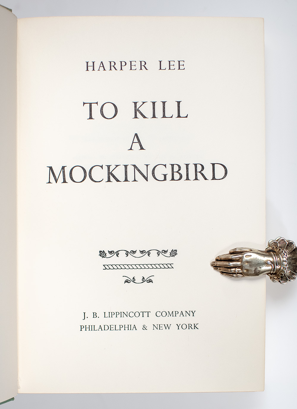 To Kill A Mockingbird.
