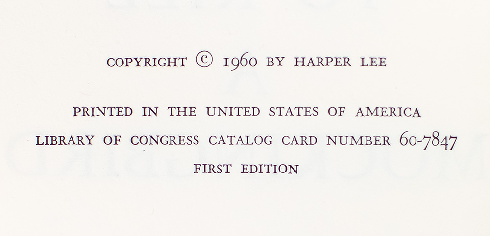 To Kill A Mockingbird.