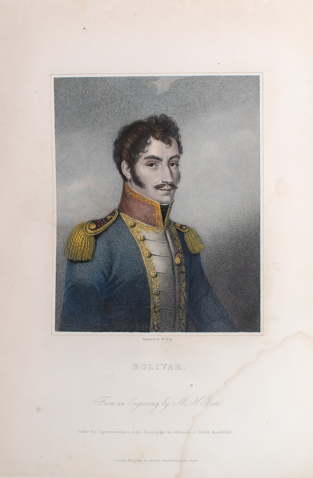 Simón Bolívar Signed Military Appointment.