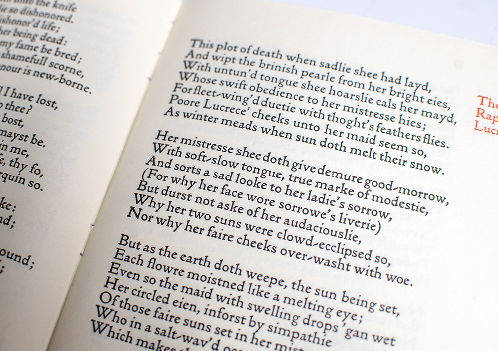 The Poems of William Shakespeare.