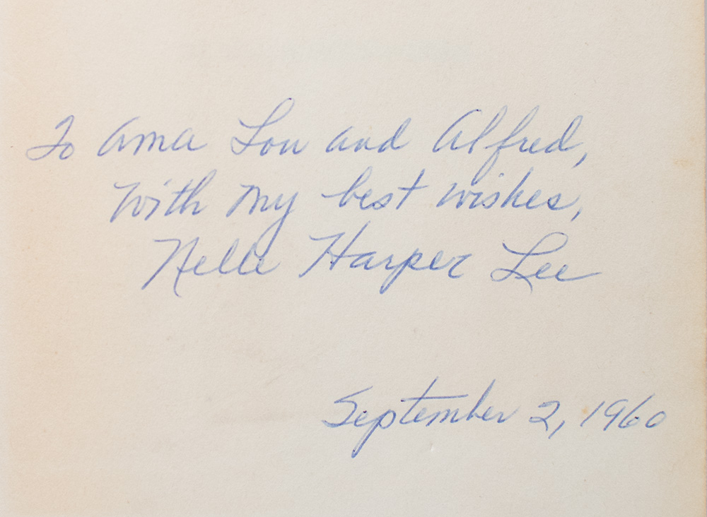 To Kill A Mockingbird.