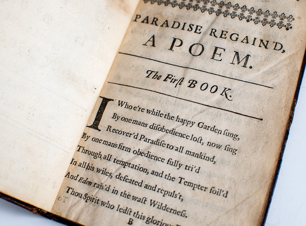 Paradise Regain'd. A Poem. In IV Books. To Which is Added Samson Agonistes.