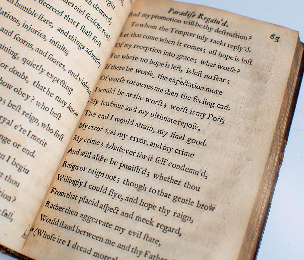 Paradise Regain'd. A Poem. In IV Books. To Which is Added Samson Agonistes.