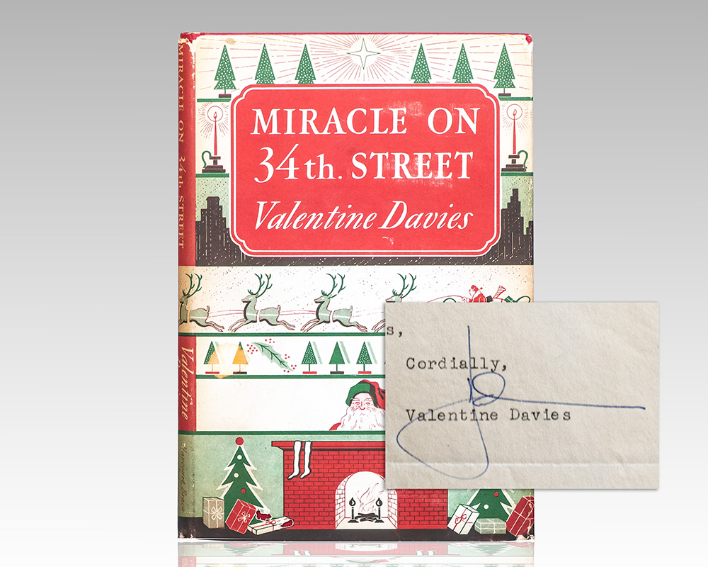 Miracle On 34th Street. [with] Valentine Davies Typed Letter Signed.