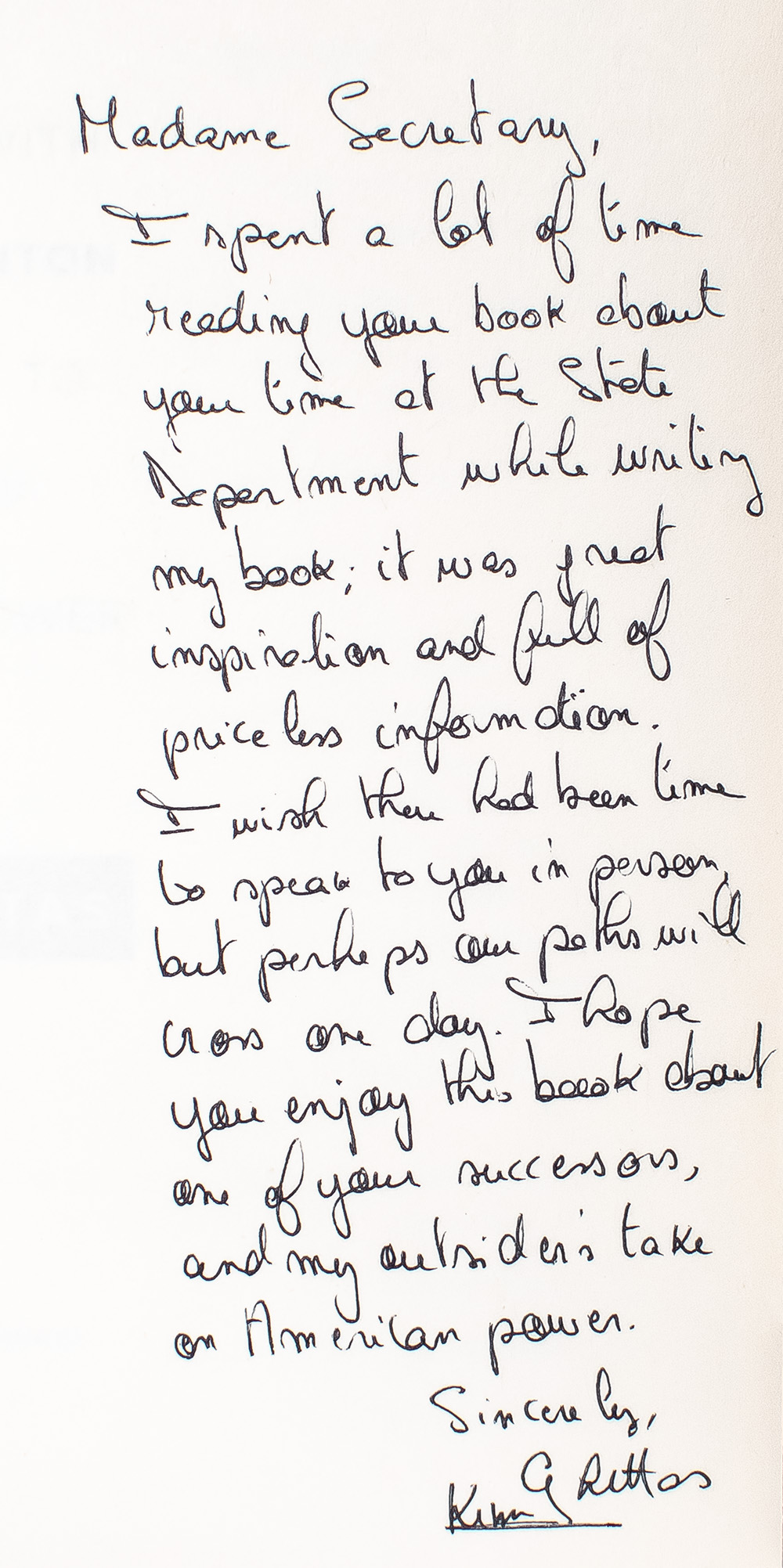 The Secretary: A Journey with Hillary Clinton from Beirut to the Heart of American Power.