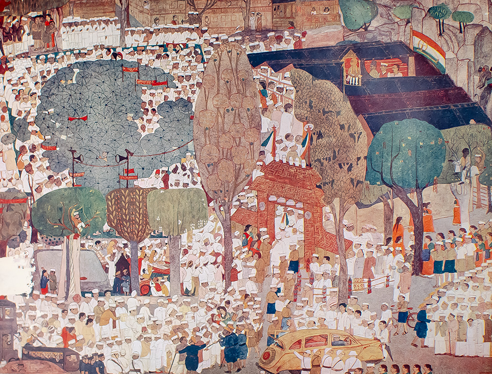 Gandhiji: His Life and Work. Published on His 75th Birthday.