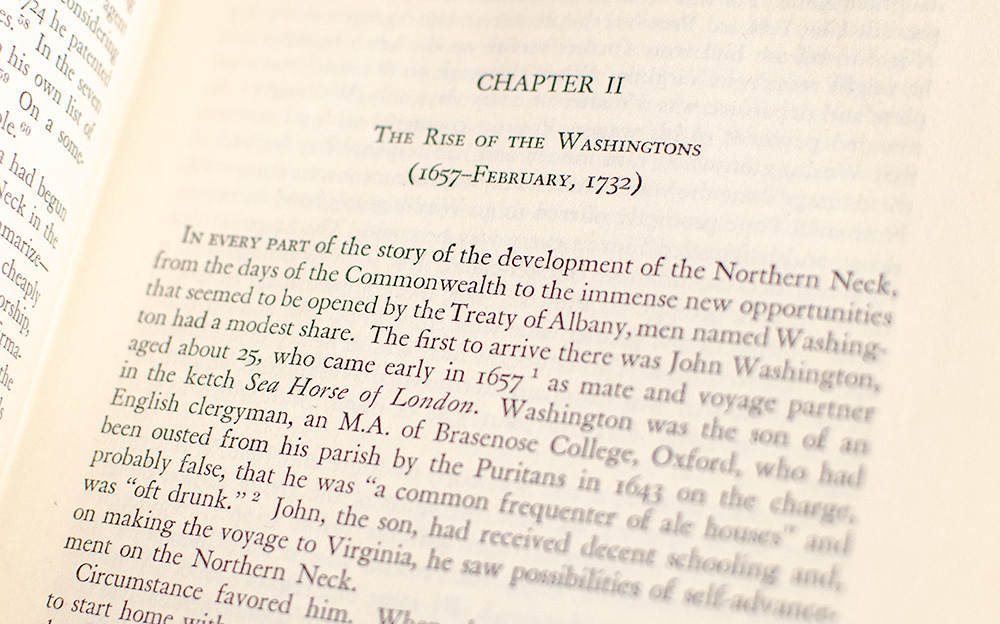 George Washington: A Biography.